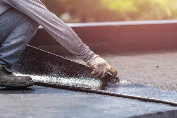 Professional Waterproofing technician working in Carroll, OH